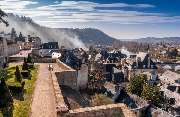 Terrasson Lavilledieu Eski Adıyla Terrasson Villedieu Fransa Nın Yeni Aquitaine — Stok fotoğraf