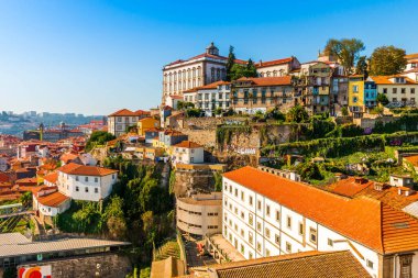 Portekiz 'in Porto şehrinin Panoraması