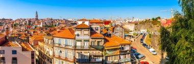 Portekiz 'in Porto şehrinin Panoraması