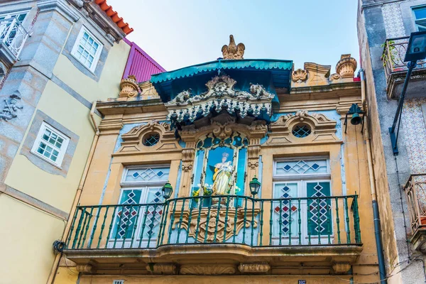 Fachadas Edifícios Virgem Maria Porto Portugal — Fotografia de Stock