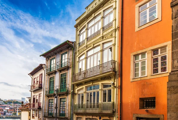 Bunte Häuser Porto Portugal — Stockfoto
