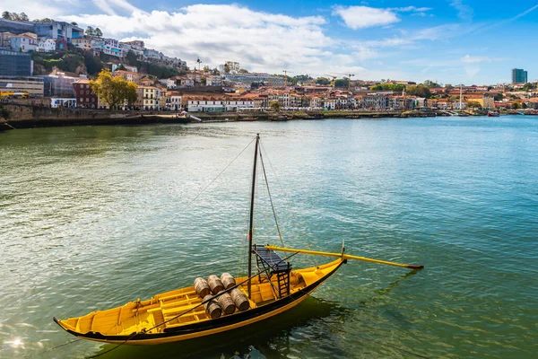 Typische Boot Douro Porto Portugal — Stockfoto