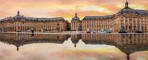 Der Ort Der Börse Bordeaux Neu Aquitanien Frankreich — Stockfoto