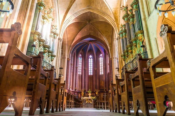 Interior Catedral Saint Sauveur Uma Catedral Católica Romana Aix Provence — Fotografia de Stock