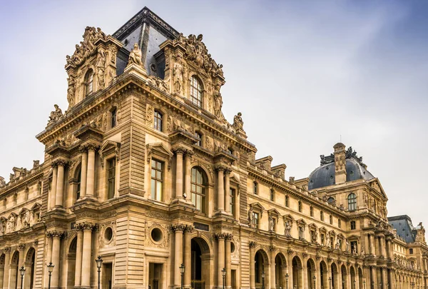 Palast Des Louvre Paris Frankreich — Stockfoto