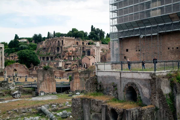 Roma Itália Junho 2020 Ainda Poucos Turistas Roma Após Bloqueio — Fotografia de Stock