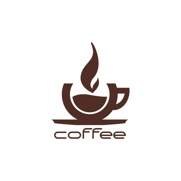 Cafetería Moderna Logo Vector — Vector de stock