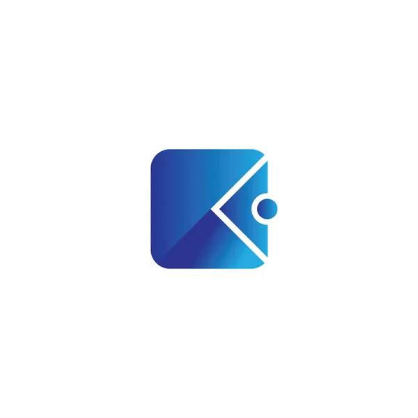 Digital Wallet Logo Online Payment Digital Bank Icon — Stock Vector