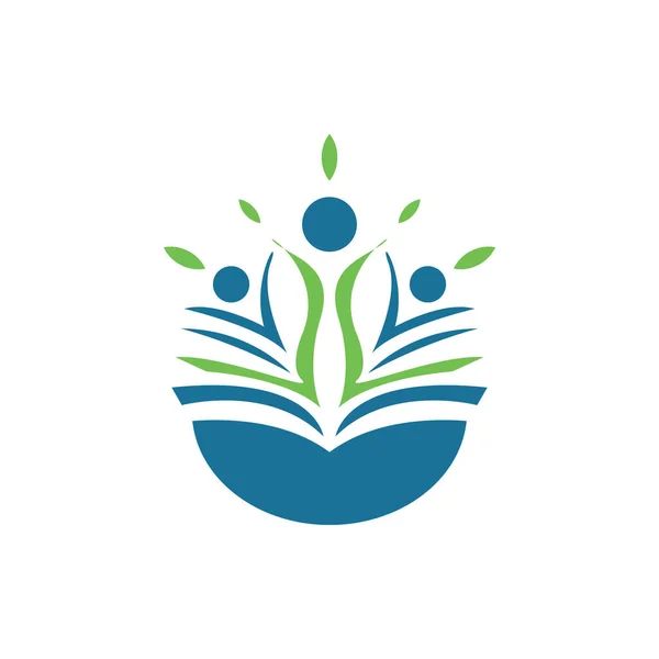 Logo Školství Škola Ikona Univerzitního Loga — Stockový vektor