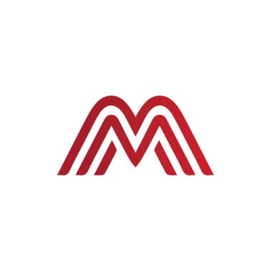 M logosu, inşaat logosu, amblem, mimari logo