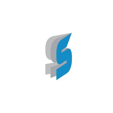 Kitap logosu, kütüphane, S harfi simgesini oku