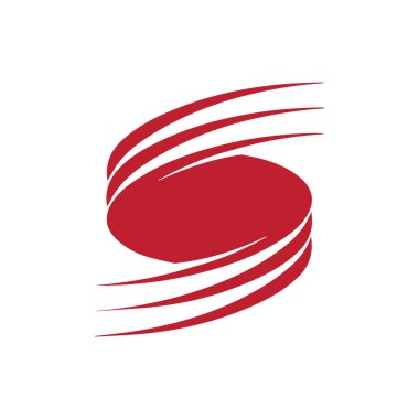 S harfi logo tasarım şablonu 