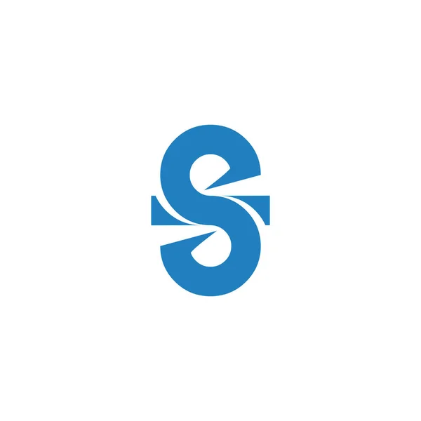シンボル 創造的なロゴ Sのエンブレム ブランド — ストックベクタ