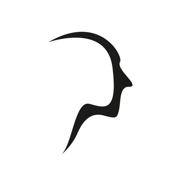 Silhouet Van Persoon Logo Vector — Stockvector