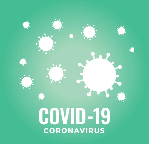 Allarme Coronavirus Scienza Della Microbiologia Della Salute Umana Vettore Del — Vettoriale Stock