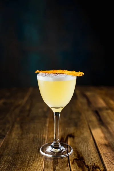 Cocktail Acido All Ananas Bicchiere Nora Nick — Foto Stock