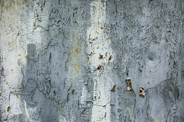 Cinza Enferrujado Pintado Textura Metálica — Fotografia de Stock