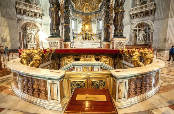 Papal Basilica Peter Vatican Italian Renaissance Church Vatican City Saint — Stock Photo, Image