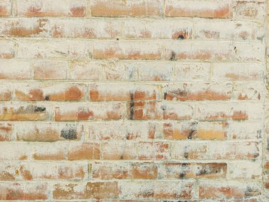 Kırmızı tuğla duvarın klasik desenli arka planı