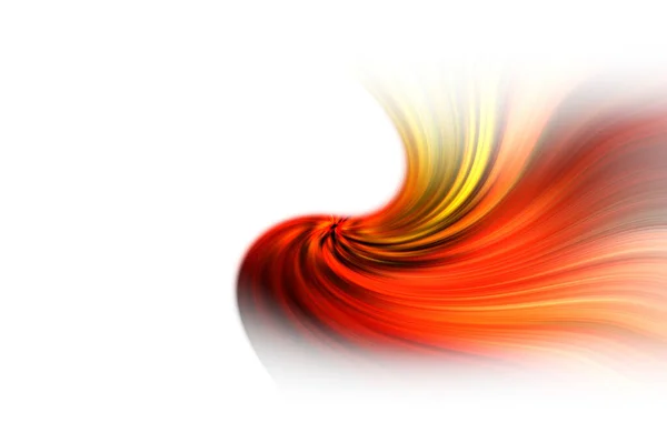 Beyaz arkaplanda papağan tüylerinden yapılmış güzel soyut duvar kağıdı kıvrımları