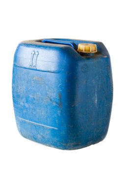 Beyaz izole arkaplanda mavi galon