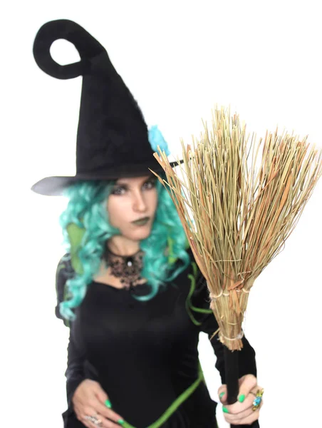 Witch Broom Shallow Dof Focus Broom — Stock Photo, Image