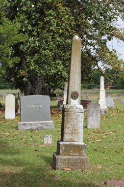 Bullard TX - 23 Nisan 2025: Kırsal Doğu TX 'teki Tarihi Larissa Mezarlığı. Bullard Texas yakınlarında.