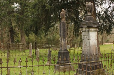 Flint TX - 9 Mart 2025: Flint Teksas 'taki Rather Mezarlığındaki Tarihi Mezar Taşları