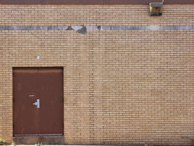 Tarihi Bina 'nın Tuğla Duvarı Kırsal Doğu TX