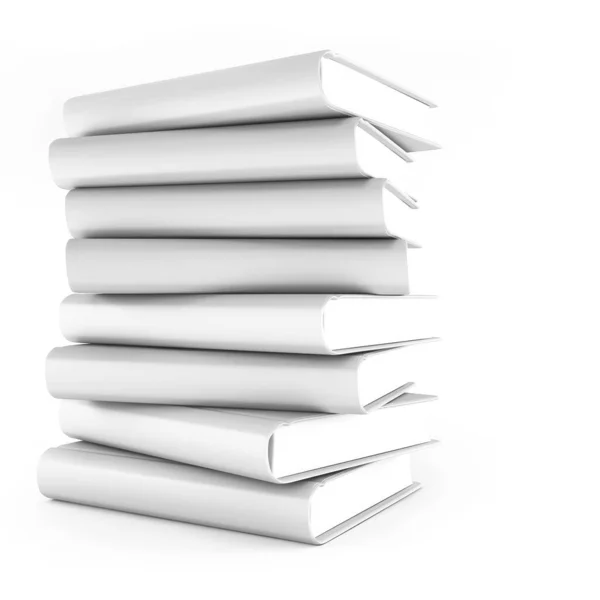 Boş beyaz defterin 3d çizimi