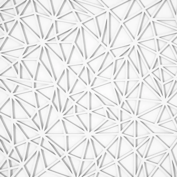 Soyut 3d beyaz geometrik şekil arkaplanı