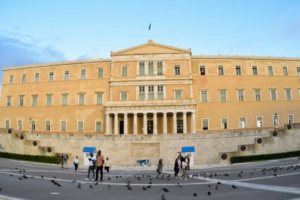 그리스 아테네 2013 사진은 모양의 그리스 의회의 모습을 보여준다 — 스톡 사진
