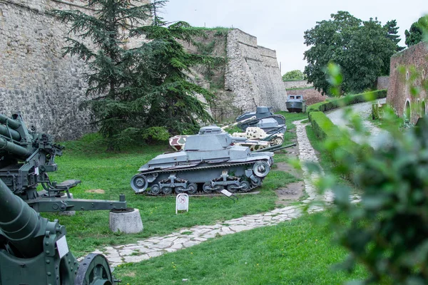 Belgrad Serbien Juli 2018 Panzer Aus Dem Ersten Weltkrieg Auf — Stockfoto