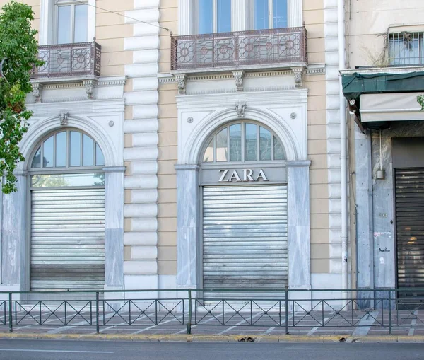 2013 Athens July 2018 Image Shows Facade Zara Store — 스톡 사진