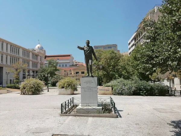 아테네 그리스 그리스 정치인의 2019 정권에 싸우는 알렉산드로스 정의의 광장에서 — 스톡 사진