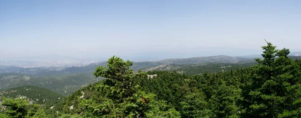 Piękny Krajobraz Parnitha Górski Położony Attica Grecja — Zdjęcie stockowe