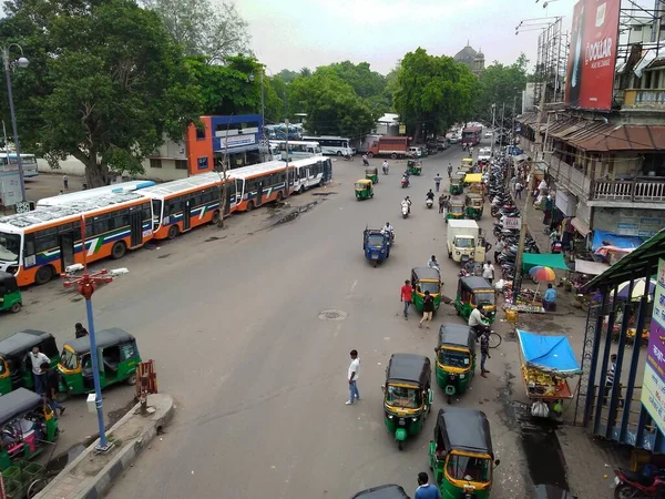 Indiai Helyi Piac Vadodara Gujaratból Jogdíjmentes Stock Fotók