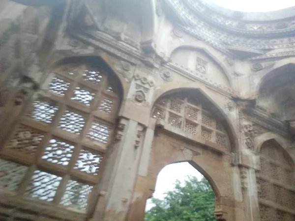 Vieux Palais Ruines Pavagadh Chapaner Gujarat Inde — Photo