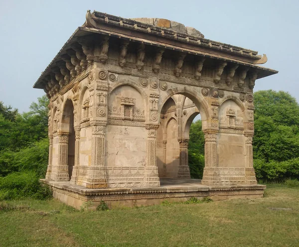 Vecchio Palazzo Rovine Del Pavagad Chapaner Vadodara Gujarat India — Foto Stock