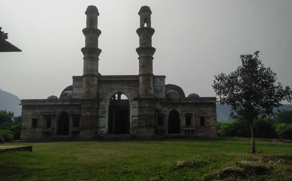 Alter Palast Und Ruinen Von Pavagadh Chapaner Gujarat India — Stockfoto