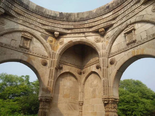 Antiguo Palacio Ruinas Pavagadh Chapaner Gujarat India — Foto de Stock