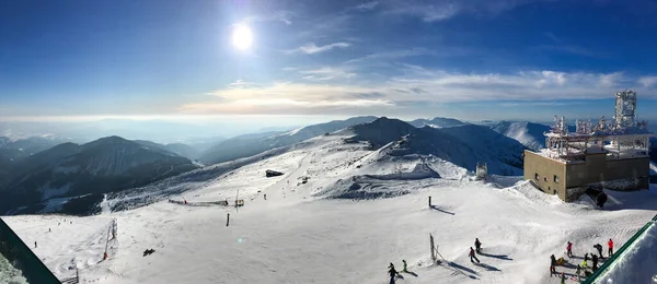 Chopok Eslováquia Fevereiro 2020 Vista Panorâmica Montanha — Fotografia de Stock