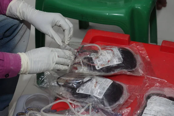 Blutspendeaktion Archivfoto Blutspendecamp — Stockfoto