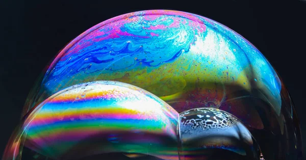 soap bubbles colorful wallpaper with beautiful pattern