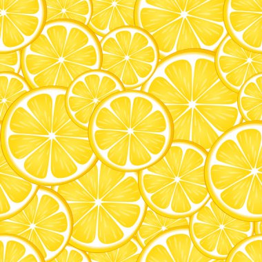 Sarı limon ile Seamless modeli. Narenciye arka plan