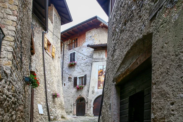 Village Médiéval Canale Tenno Trentino Italie — Photo