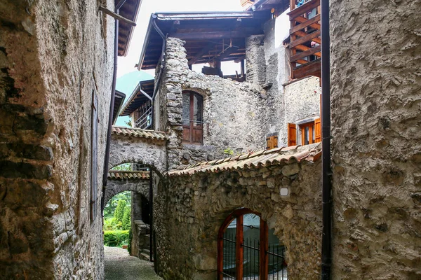 Borgo Medievale Canale Tenno Trentino Italia — Foto Stock