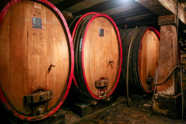 Barrels Alsatian Cellar — Stock Photo, Image