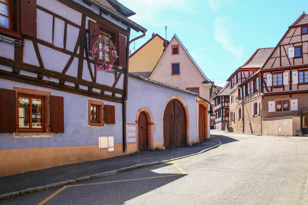Dambach la Ville village in Alsace, France