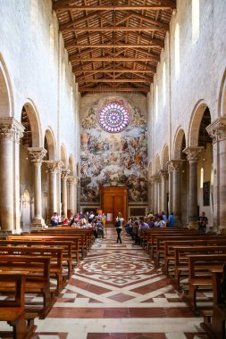Santissima Katedrali Maria Annunziata, İçişleri, Todi, Umbria, İtalya